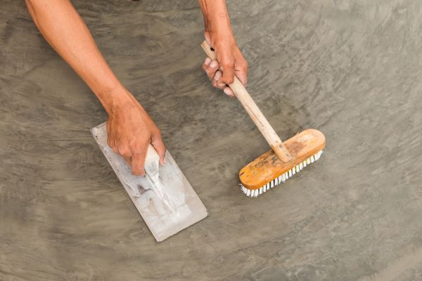 Driveway Concrete Staining in San Antonio