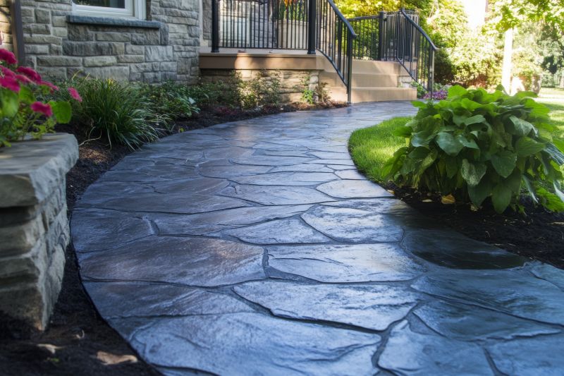 How Stamped Concrete Walls Enhance Exterior Design